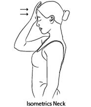 Isometric neck-Best Exercises for Spondylosis Relief